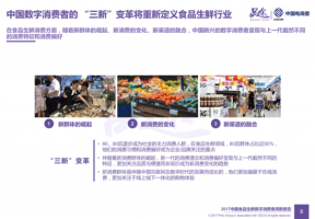 首届智慧商业大会颁布中国食品生鲜数字报告