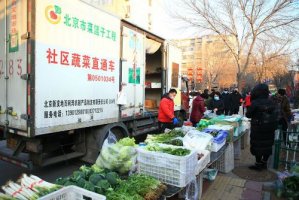 方便群众就近采购 大兴开设多个蔬菜直通车售卖点