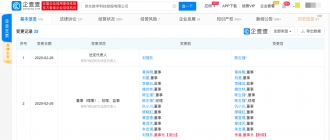 刘强东卸任京东数科法定代表人,陈生强接任