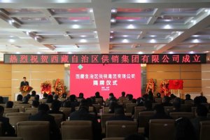 西藏自治区供销集团揭牌成立
